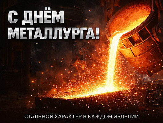 С Днём металлурга! Стальной характер в каждом изделии С Днём металлурга! Стальной характер в каждом изделии