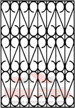 Сварная решетка на окно СР 26